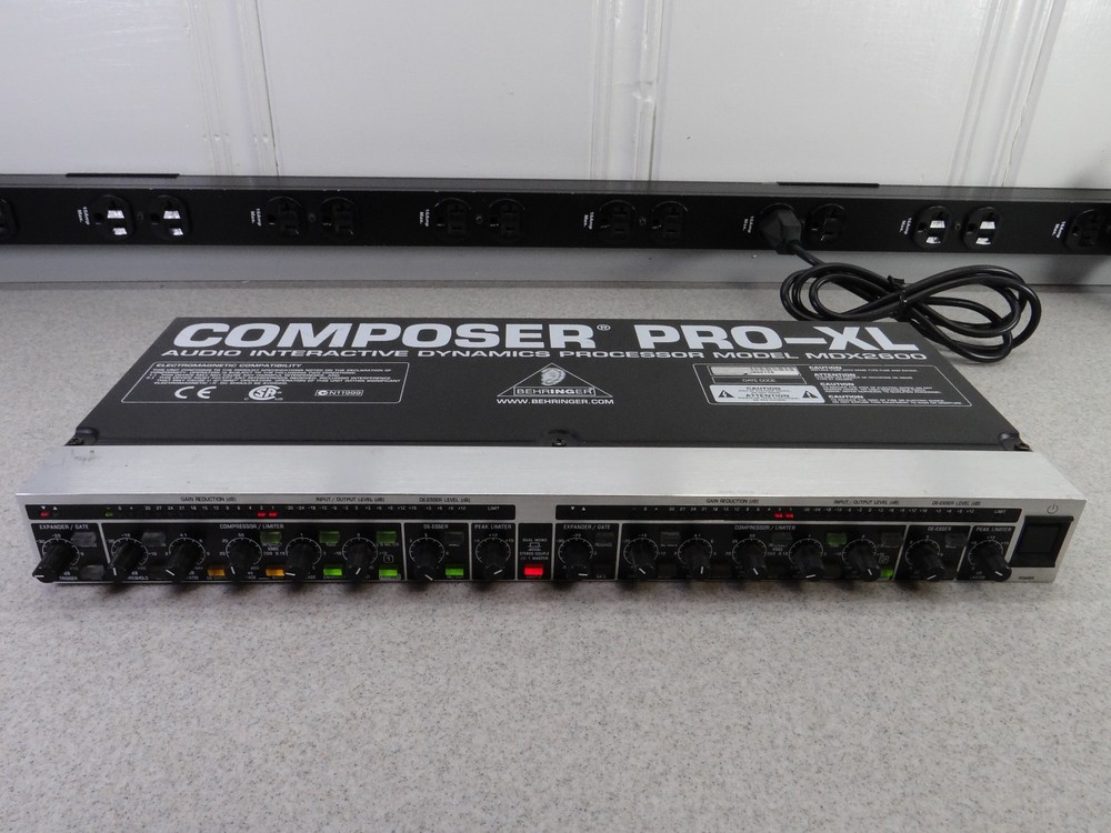 Behringer MDX2600 Composer Pro XL Audio Interactive Dynamics Processor