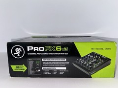 Mackie PROFX6V3 6 Channel Professional Effects Compact Mixer USB Open Box