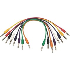 Hot Wires TRS – TRS balanced Straight Patch Cable 8 Pack 17″ Blow Out Ships Free
