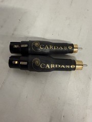 CARDAS AUDIO, Male XLR to Male RCA Adapter Plugs, MXLR-MRCA Connectors (Pair)