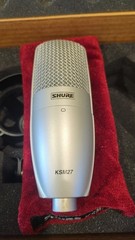 Shure KSM27 Large Diaphragm Condenser Microphone w/ Shock Mount – Excellent