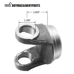 Driveshaft Tube Yoke 3-28-57 Weld Yoke N3-28-57 P3-28-57 3.000″x .083″ C/L