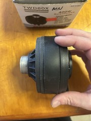 PYRAMID Tweeter Driver TWD60X NOS 400 Watt 8 Ohm 20oz Magnet Screw On