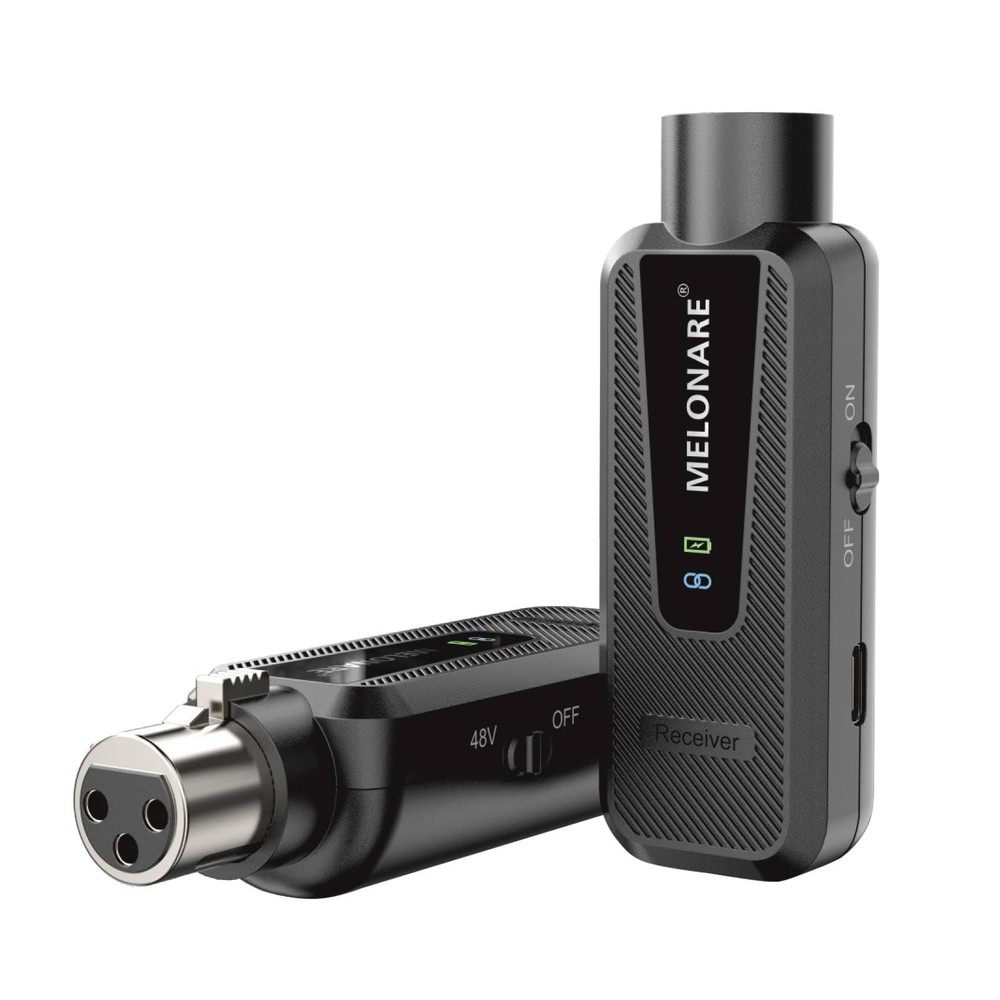 Plug on UHF 900MHz XLR Wireless Microphone Adapter, XLR Wireless Audio Transm…