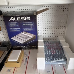 Alesis MultiMix 12FXD Channel Mixer w/ Power Supply