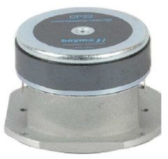 Beyma CP-22 COMPRESSION TWEETER , High sensitivity: 107 dB (1W / 1m)