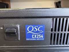 QSC CX254 Professional 4-Channel Power Amplifier