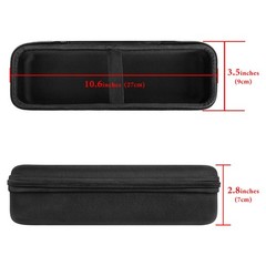 Geekria Microphone Hard Shell Travel Case (Black)