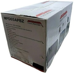 Max Power MPD65APBZ 6.5 in. Dual Woofer with Built in Rechargeable Battery