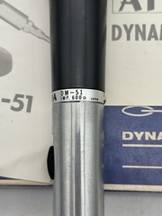 2 AIWA Dynamic DM-51 Vintage Microphones with Stand Parts
