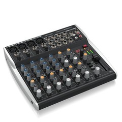 Behringer XENYX 1202SFX Premium Analog 12-Input Mixer with USB Interface, Bundle