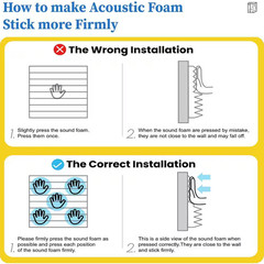 1 In. T X 1 Ft. X 1 Ft. Carbon Black Sound Absorbing Panel 12-Pack