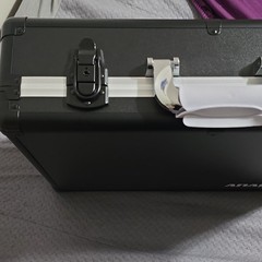Analog Cases Black Hard Equipment Case w/ Foam Padding & Carry Handle.