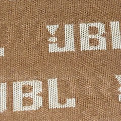 JBL Allover Print Speaker Grill Cloth Brown One Yard 70″ Wide