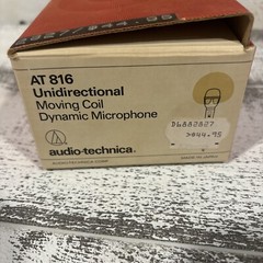 *LL* Audio-Technica AT 816/2 Dynamic Microphone w/Box -one microphone (TTR78)