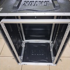 (EX) Gator Cases G-SHOCK 16L Molded Poly Series 16U Shock Rack STUDIO / ROAD AMP