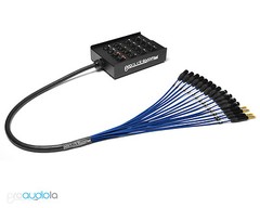 16 Channel Custom Mogami Studio Wall Stage Floor Box Neutrik Gold | Blue 30 Feet