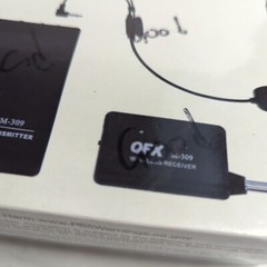 QFX M-309 Wireless Professional Microphone System Complete For Parts Or Repair
