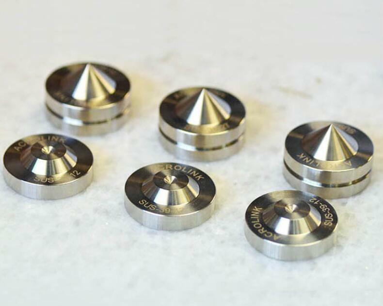 4Set Solid Steel 27x39mm Speaker Spike Spikes Feet Stand Cone Base Isolation