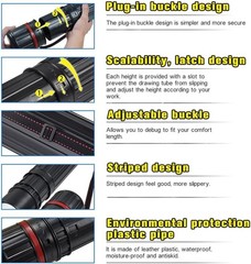 Poster Tube Art Storage Case Telescoping Waterproof Light Resistant 25 to 40 …