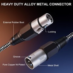 Professional Grade XLR Cable 2 Pack
