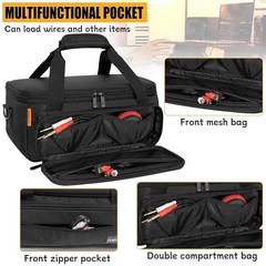 Padded Mixer Carry Bag for X-AIR Series XR12 XR16 XR18 – 14.6″ x 7.5″ x 6.7″ Bla