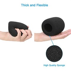 Wave 3 Pop Filter – Professional Mic Windscreen Foam Cover Compatible with