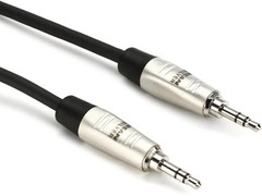 Hosa HMM-003 Pro Stereo Interconnect Cable – 3.5mm REAN TRS Male to Same – 3
