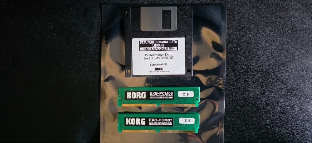 KORG EXB-PCM06/07 ORCHESTRAL COLLECTION SET FOR TRITON/CLASSIC/STUDIO/RACK/KARMA