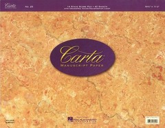 Carta Manuscript Paper No. 25 Professional Sheet Music Paper 000210077