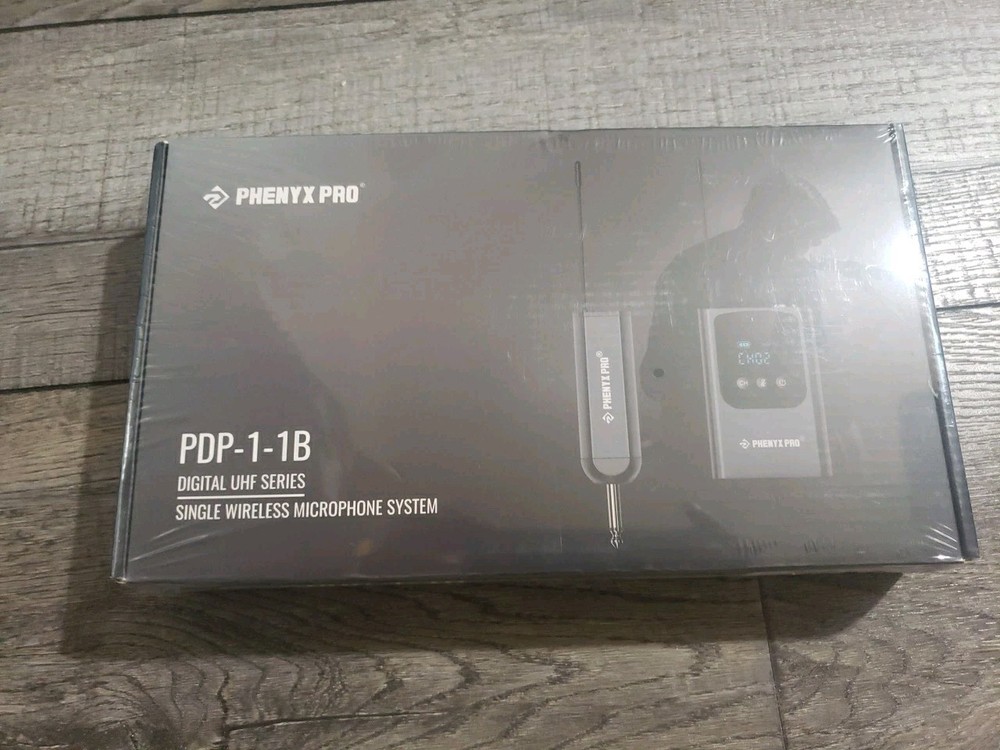 Phenyx Pro Single Digital Wireless Microphone System, w/Mini Receiver…PDP-1-1B