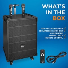 PylePro PWMA1299A 12“ Portable Wireless Bluetooth Speaker System