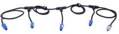 High Quality 1 in 4 Out Cable for Stage Lighting Audio Equipment 2meter Length
