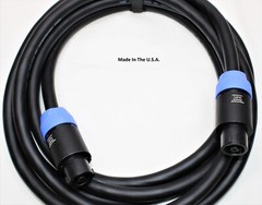 LASE 15 Ft SpeakOn Speaker Cable w/ NEUTRIK NL8FC 12ga 8 Conductor Pure Copper