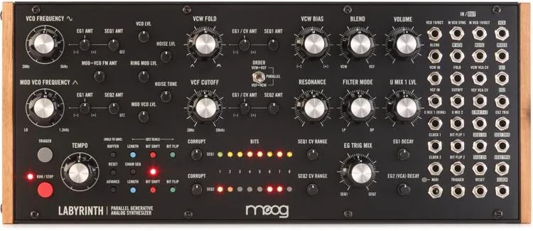 Moog Labyrinth Semi-modular Parallel Generative Analog Synthesizer