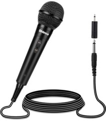 Shinco Handheld Wired Microphone, Cardioid Dynamic Vocal Mic with 13ft Cable NEW