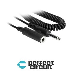 Hosa HPE-325C Coiled 1/4″ Stereo TRS Headphone Extension CABLE – 25FT – PCA
