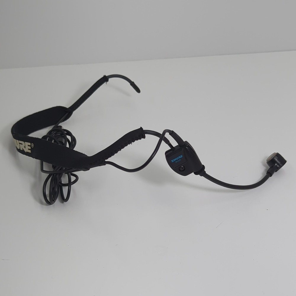 Shure WH20 Headset Microphone Wired TA4F Mini-XLR Adjustable Headband Black