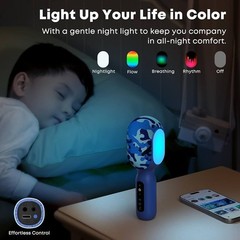 Open Box StageSound Portable Bluetooth Karaoke Mic Speaker W/ Dynamic Lights