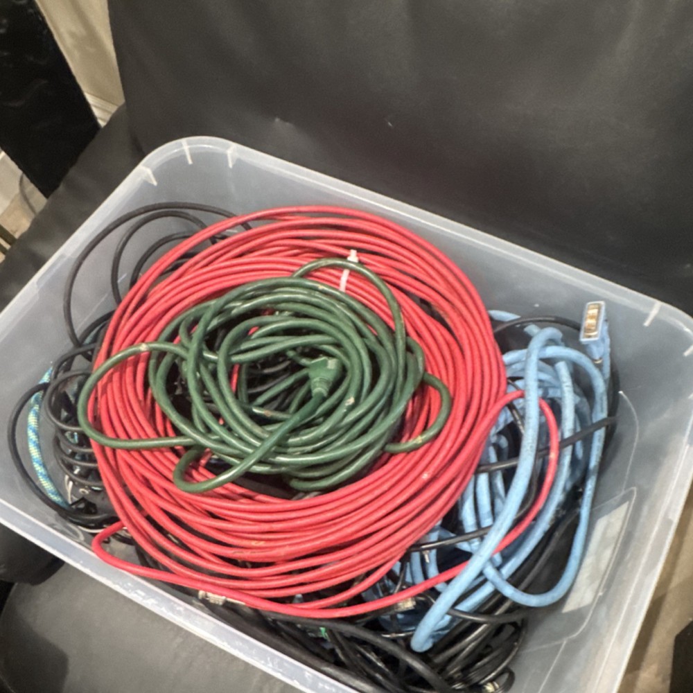 Pro Audio Cables Assorted Colors and Connectors Lot Single Cable Varies