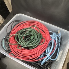 Pro Audio Cables Assorted Colors and Connectors Lot Single Cable Varies