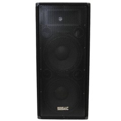 Seismic Audio Dual 12″ Passive PA Speaker Cabinet Titanium Horn FL-122P-Single