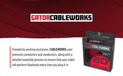 Gator Cableworks Composer Series 50 Foot TS to Twist Lock Speaker Cable