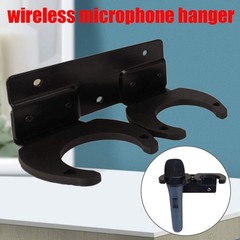 BNYTXV Microphone Stand, Wall Mount Stand Mic free size, Black