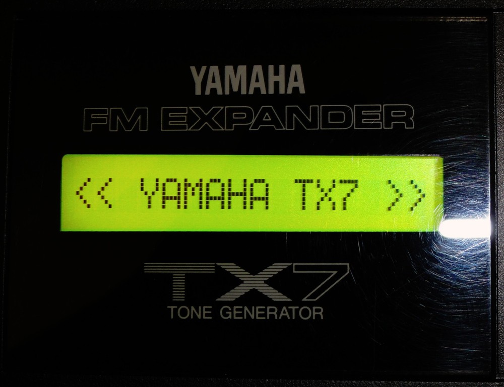 NEW Yellow / Green Backlit LCD Part for Yamaha TX7 Display Replacement Repair