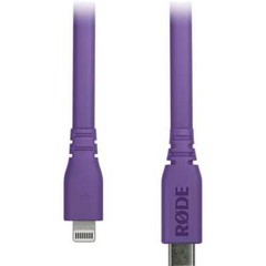 Rode SC19-Purple 1.5m USB-C to Lightning Cable in Purple