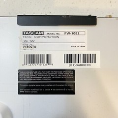 Tascam FW-1082 Audio/MIDI Interface and Control Surface Tested Works