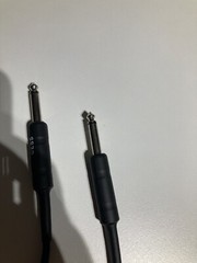 CESS-093 Adapter Cable 1/4 TS to Dual Banana Jack for Speaker Cables 4 Cable