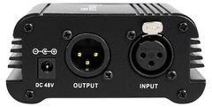 Rockville PSP5 Universal 48V Phantom Power Supply Box For Condenser Microphones