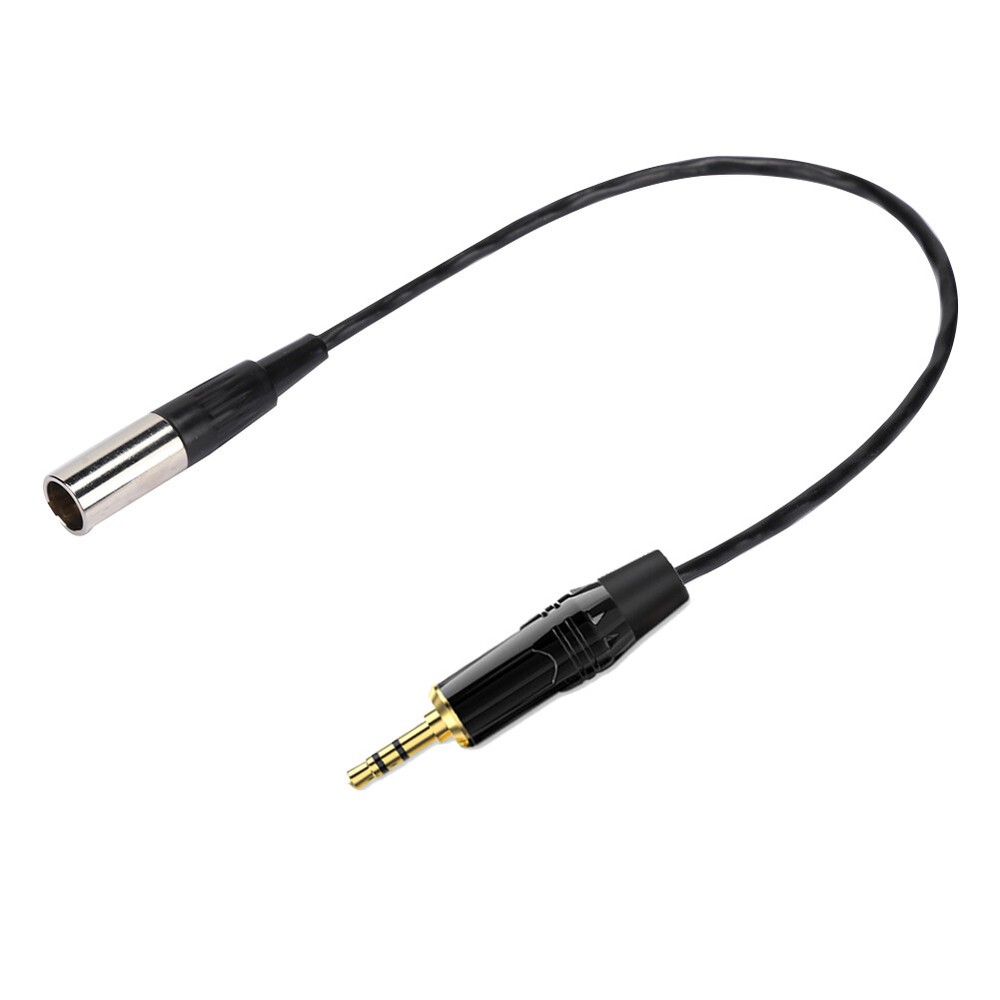 3-Pin Mini XLR Male to 1/8″ TRS Balanced Stereo Lavalier Microphone Cable B92